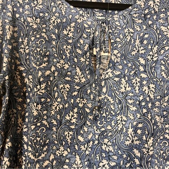 Lucky Brand Blue Top Size Small - Picture 4 of 6